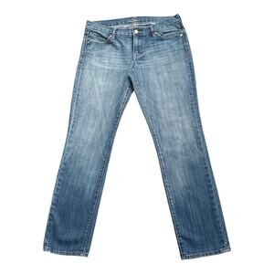OLD NAVY Womens Size 8 Reg The Diva Low Rise Straight Leg Blue Jeans 30" inseam